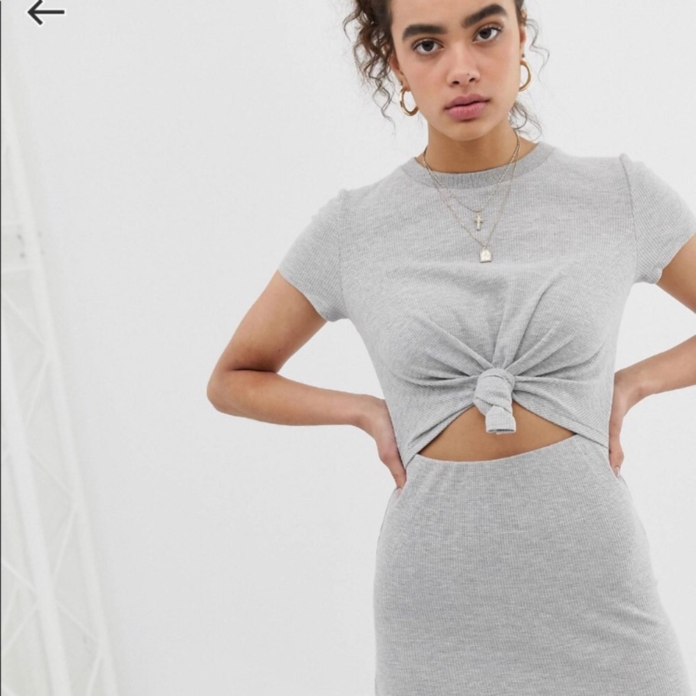 NWT Emory Park Gray Midi Dress, Size L - Picture 3 of 6